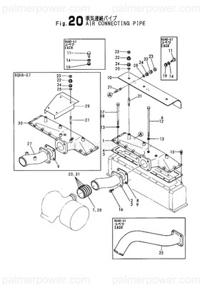 Order YANMAR 26116-082102 Bolt, M8X210 Plated