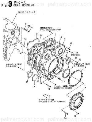 Order YANMAR 126618-01832 Gasket