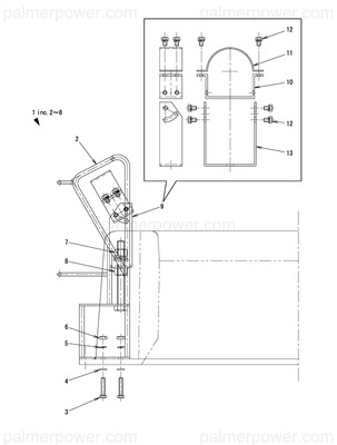 Order YANMAR 15T709-53480 Camera Bracket