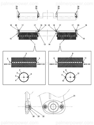 Order YANMAR 15T709-51640 Bearing Bracket