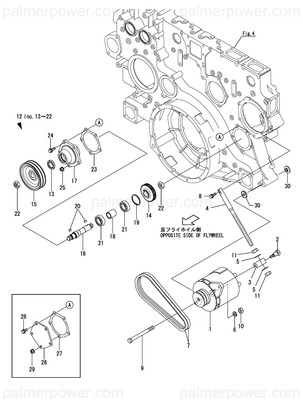 Order YANMAR 148960-77450 Shaft, Pulley