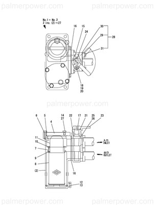 Order YANMAR 42430-003460 Cock, Change