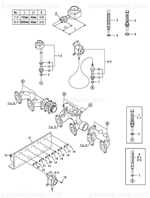 Order YANMAR 127653-91350 Thermometer,Exhaust