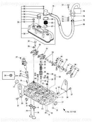 Order YANMAR 120130-11270 Bracket, Rocker Arm