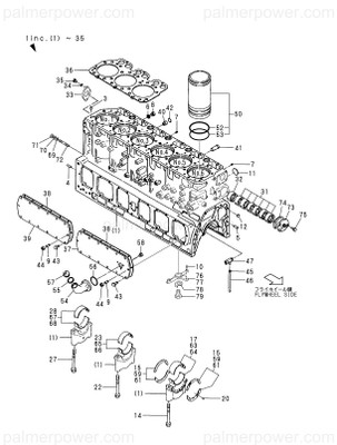Order YANMAR 126652-02310 Main Metal 0.5