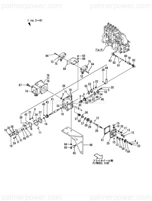 Order YANMAR 41100-800122 Bearing, B