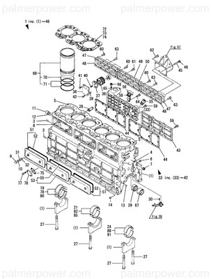 Order YANMAR 727619-01900 Liner Assy, Cylinder