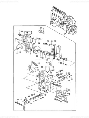 Order YANMAR X1540350500 Nut, Cap