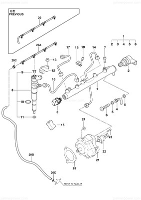 Order YANMAR 165000-70440 Pipe, Overflow Oil