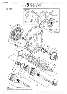 Order YANMAR 177058-03200 Pinion Assy, I=1.02