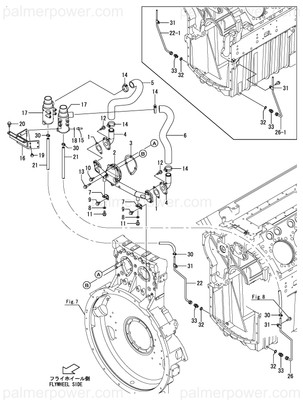 Order YANMAR 148960-03480 Pipe Assy, Drain