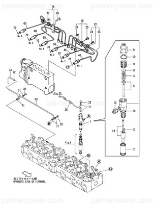 Order YANMAR 127689-59842 Pipe Assy, Injection