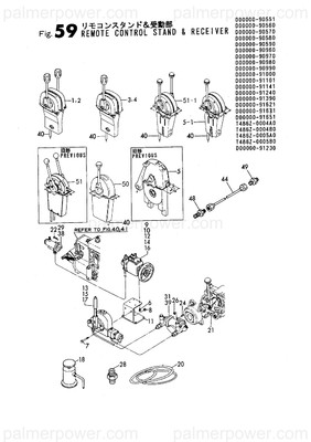 Order YANMAR 41730-500380 Head, Remote-Control