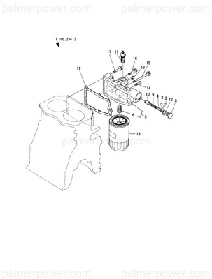 Order YANMAR 120120-33021 Gasket, Bracket