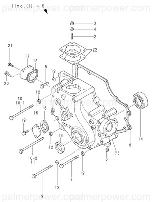 Order YANMAR 128695-01841 Gasket