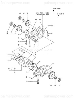 Order YANMAR 124411-28260 Bush, Balancer