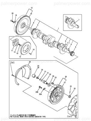 Order YANMAR 42311-501430 Flywheel