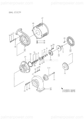 Order YANMAR XNU146602 Bearing, Thrust