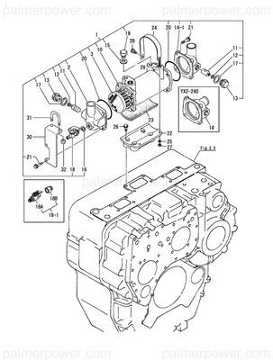 Order YANMAR 177432-04631 Retainer