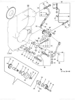 Order YANMAR 177502-07342 Pipe Assy, Lub.Oil B
