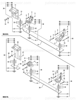 Order YANMAR 127698-08220 Bottom Board,Mgn57Bl