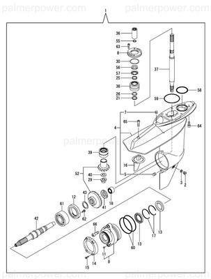Order YANMAR 196313-04850 Gear Assy, 17/29