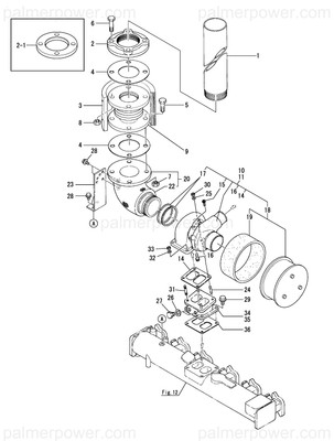 Order YANMAR 127620-18750 Bracket, Turbine