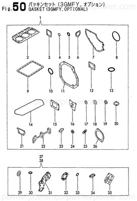 Order YANMAR 777062-09510 Gasket Set