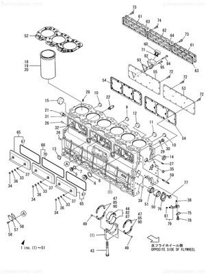 Order YANMAR 127699-01540 Cover, Cylinder