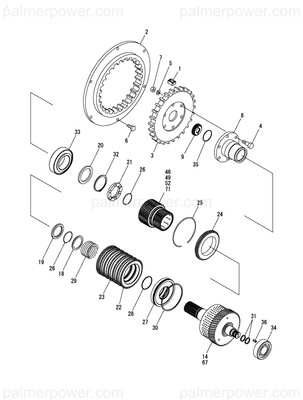 Order YANMAR 177517-03100 Shaft Assy, Input
