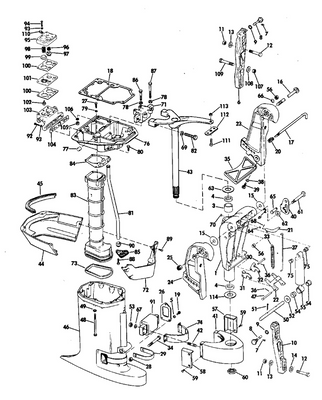 EVINRUDE-JOHNSON 314937 Seal
