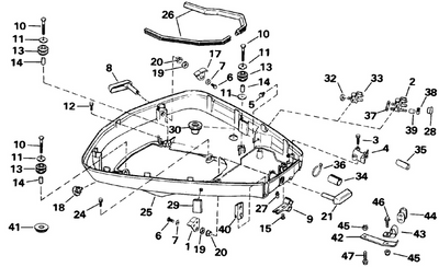 EVINRUDE-JOHNSON 336526 Plug, Cover EVINRUDE-JOHNSON 336526 Plug, Cover