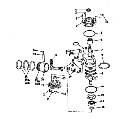 EVINRUDE-JOHNSON 384384 Piston Ring Set, .030 O.S. EVINRUDE-JOHNSON 384384 Piston Ring Set, .030 O.S.