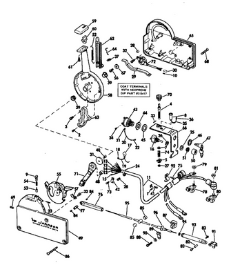 EVINRUDE-JOHNSON 384859 Lever