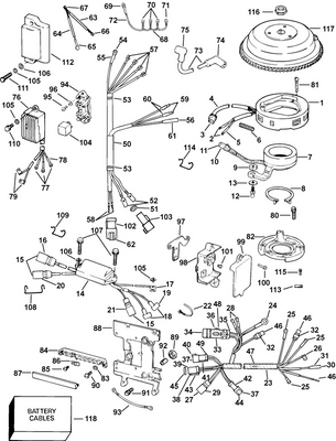 EVINRUDE-JOHNSON 513666 Terminal EVINRUDE-JOHNSON 513666 Terminal