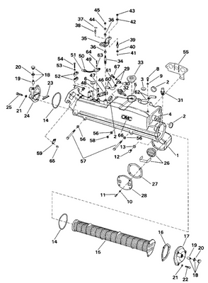 EVINRUDE-JOHNSON 915519 Hose, Coolant Overflow