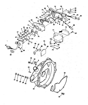 EVINRUDE-JOHNSON 982761 Cover, Shift Housing EVINRUDE-JOHNSON 982761 Cover, Shift Housing