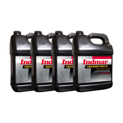 INDMAR 872008 INDMAR 15W50 OIL CASE 4/1 GALLON