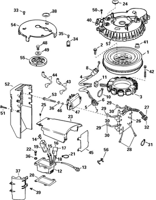 EVINRUDE-JOHNSON 586292 Bloc DAlimentation EVINRUDE-JOHNSON 586292 Bloc DAlimentation