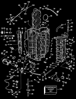 EVINRUDE-JOHNSON 127287 Cale Verrouillage