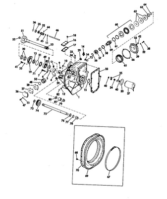 EVINRUDE-JOHNSON 309989 Oil Retainer