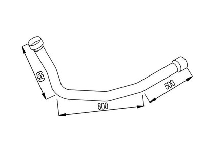 SCANIA 1107157  Exhaust Downpipe