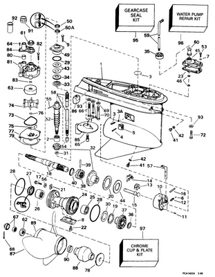 EVINRUDE-JOHNSON 328096 Screw