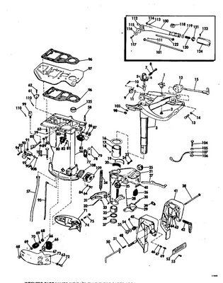 EVINRUDE-JOHNSON 319348 Gasket, Plate