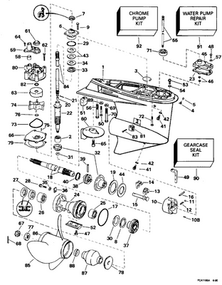 EVINRUDE-JOHNSON 437330 Rondelle & Joint, Tube De Pitot