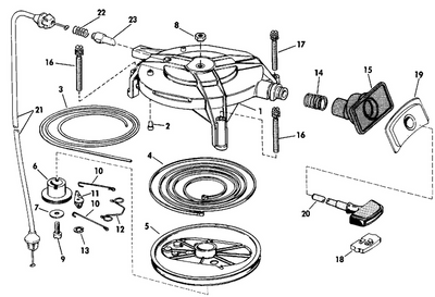 EVINRUDE-JOHNSON 203725 Link Spring To Pawl EVINRUDE-JOHNSON 203725 Link Spring To Pawl