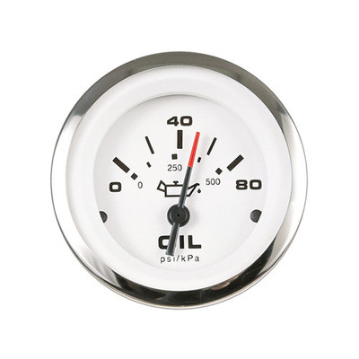 SIERRA 65501P Lido Series Oil Pressure Gauge