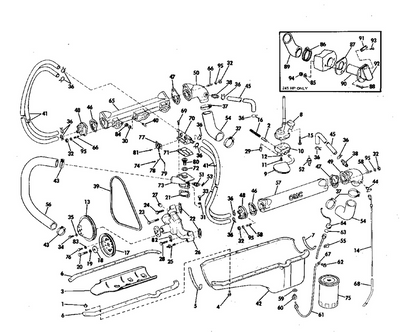 EVINRUDE-JOHNSON 314810 Housing, Upper EVINRUDE-JOHNSON 314810 Housing, Upper
