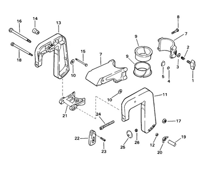 EVINRUDE-JOHNSON 115243 Washer, Tilt Bolt EVINRUDE-JOHNSON 115243 Washer, Tilt Bolt