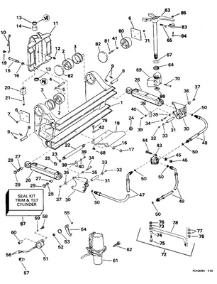 EVINRUDE-JOHNSON 125179 Screw, Bracket To Arm EVINRUDE-JOHNSON 125179 Screw, Bracket To Arm